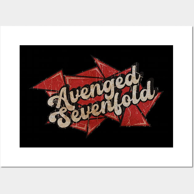 Avenged Sevenfold - Red Diamond Wall Art by G-THE BOX